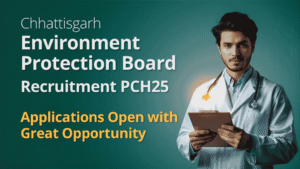 छत्तीसगढ़ पर्यावरण संरक्षण मंडल रसायनज्ञ भर्ती