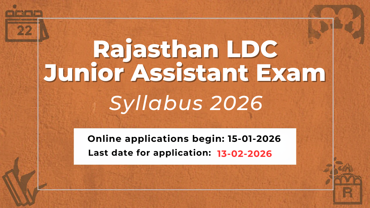 Rajasthan LDC Junior Assistant