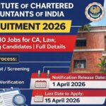 ICAI Recruitment 2026