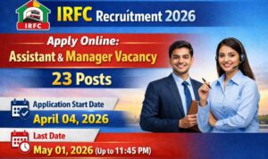 IRFC Recruitment 2026
