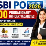 SBI PO Recruitment 2026